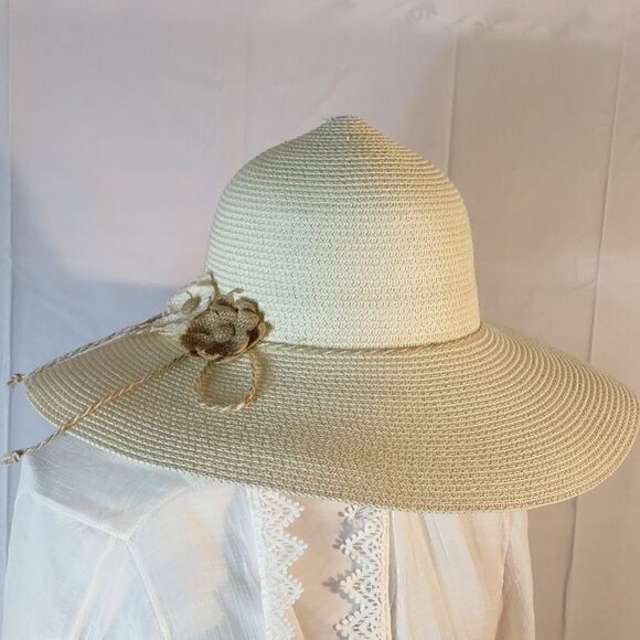 Women's Wide Brim Sun Hat - Picture 1 of 6